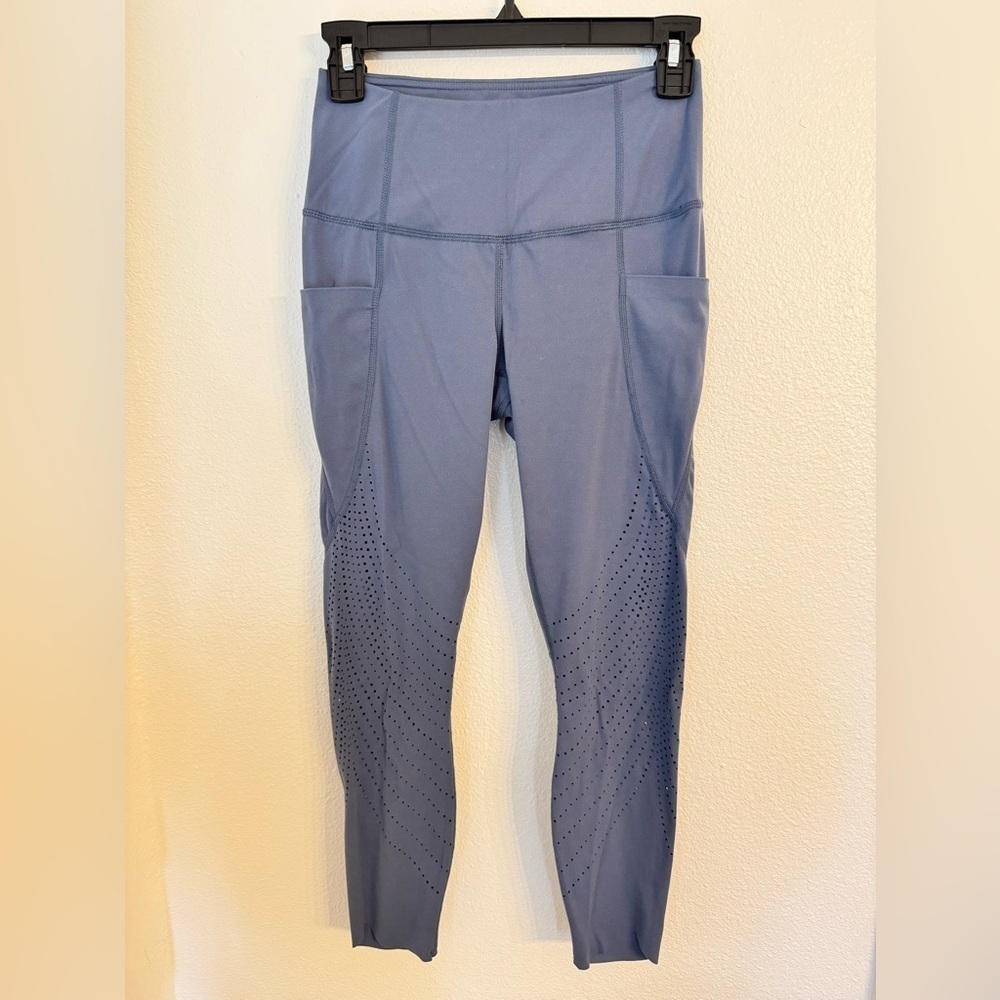 Women's Blue Active Leggings